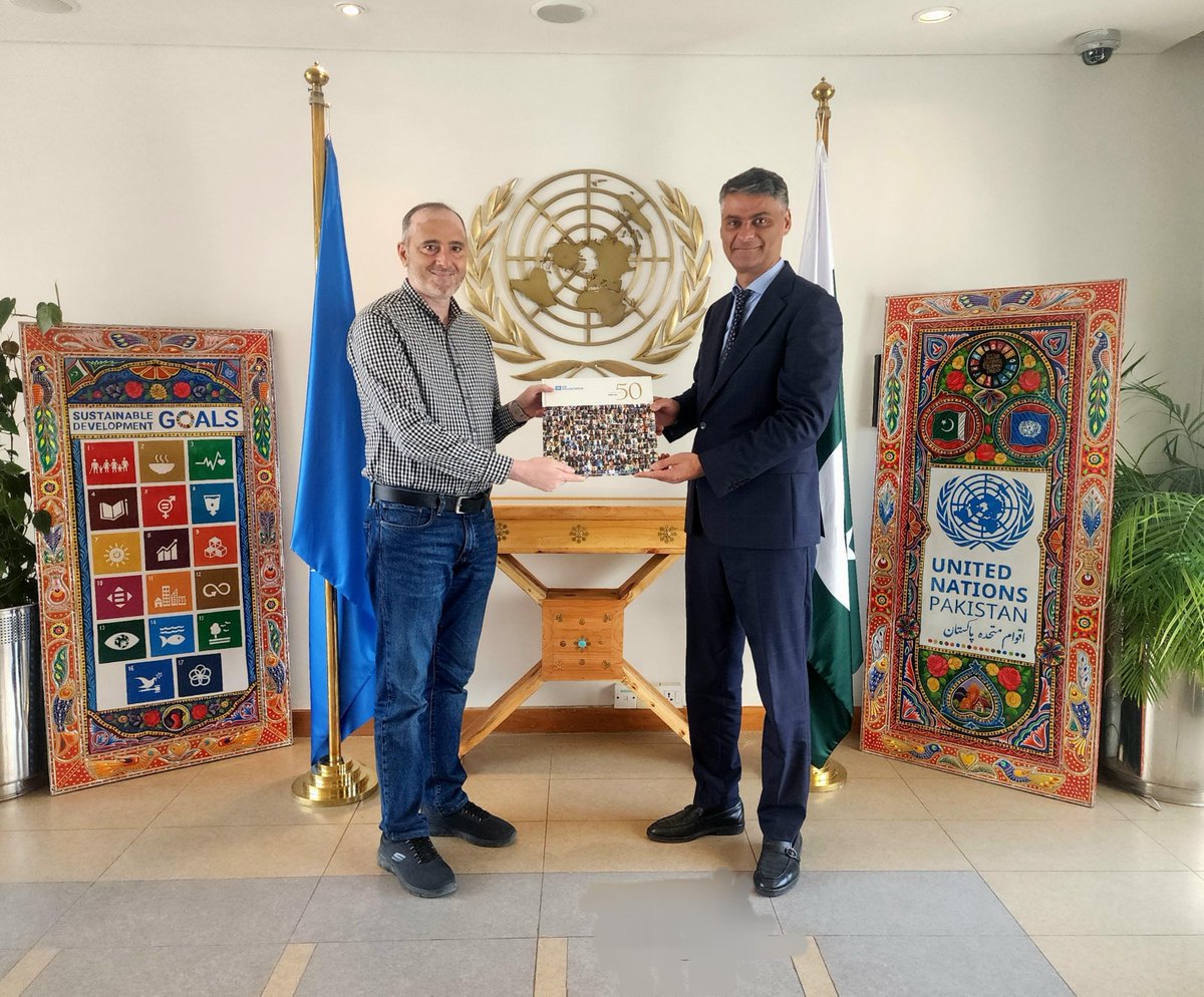 Today, <a href="/UNVPakistan/">UNV Pakistan</a> had the pleasure of welcoming the new <a href="/UnescoPakistan/">UNESCO Pakistan</a> Representative, <a href="/PashayevFu80978/">Fuad Pashayev</a>, and shared how <a href="/UNVolunteers/">UN Volunteers</a> can contribute to advancing UNESCO’s objectives through the power of volunteerism.

<a href="/UNinPak/">United Nations Pakistan - اقوام متحدہ پاکستان</a> <a href="/UNVAsiaPacific/">UNV Asia Pacific</a>