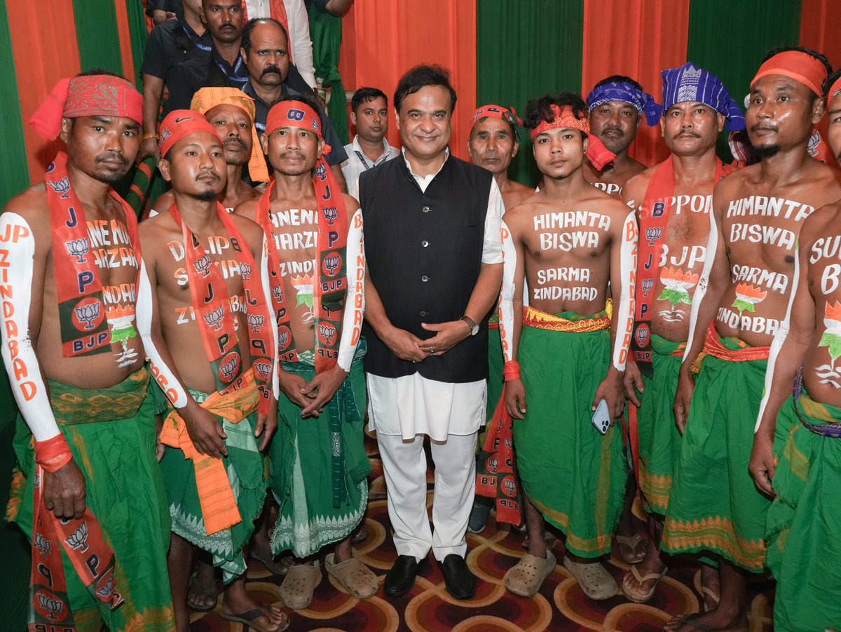 ये साथ चुनाव का नहीं, विचारों का है। बोडो भाइयों का हाथ, भाजपा के साथ।

#BJP4BTR