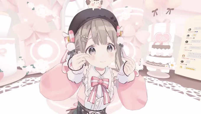 モカちゃん3Dお披露目、本当に本当におめでとう!!!!!最高に可愛かった#モカブランシェ3D