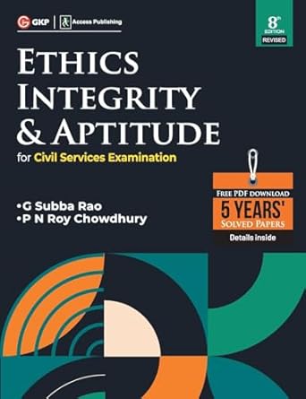 Padhega India (Bodhi Tree Knowledge Services) (@padhegaindia_) on Twitter photo #PIRecommends. Flat 25% Discount.
Presenting the much acclaimed book: Ethics, Integrity & Aptitude (For Civil Services Examination) by G. Subba Rao & P N Roy chowdhury, published by GKP (<a href="/GKPonline/">G.K. Publications</a>).
#BuyOriginal 💮 #BuyFromPI
Order 👉 padhegaindia.in/product/ethics… #PIRecommends. Flat 25% Discount.
Presenting the much acclaimed book: Ethics, Integrity & Aptitude (For Civil Services Examination) by G. Subba Rao & P N Roy chowdhury, published by GKP (<a href="/GKPonline/">G.K. Publications</a>).
#BuyOriginal 💮 #BuyFromPI
Order 👉 padhegaindia.in/product/ethics…