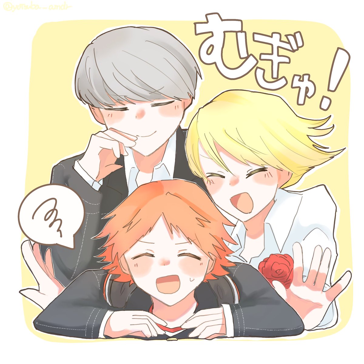 yotsuba_amdr's tweet photo. #Persona4 #ペルソナ4
ここの3人組だいすき🎶 https://t.co/ylOIs1jaMT
