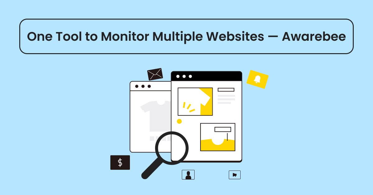 theAwarebee's tweet image. Managing multiple sites?
Manual checks = missed bugs 🐞
Awarebee’s AI spots broken visuals, wrong prices & more — before users do.
Stay in control 👉 awarebee.com
#Awarebee #AItools #WebMonitoring