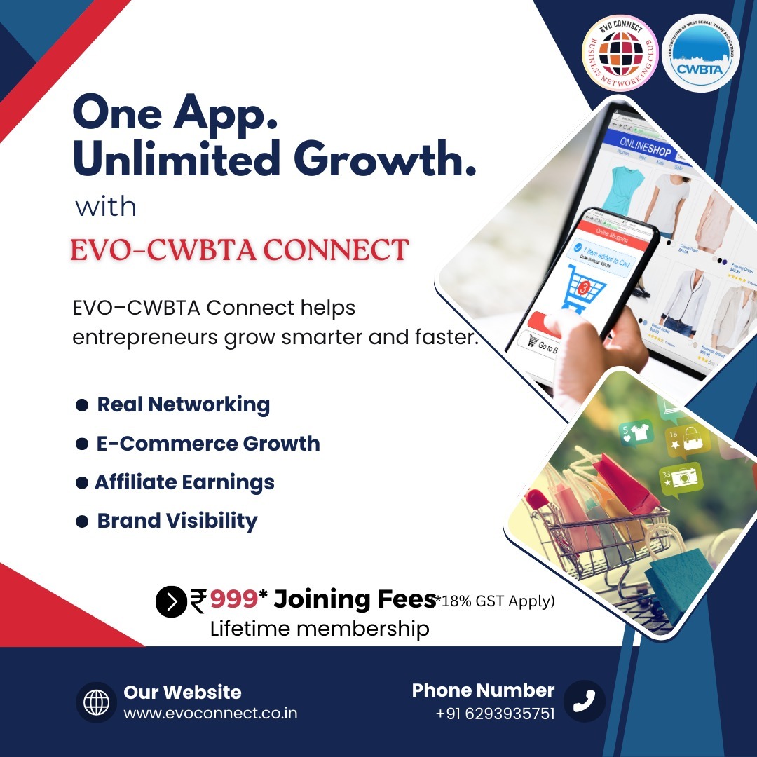 evoconnect_'s tweet photo. 🚀 One App. Unlimited Growth.
📲 Start smarter. Grow faster. Expand wider.
🌐 Visit: https://t.co/aqnpQeQCd4
📞 Call: +91 629393575
#EVOCWBTACONNECT #BusinessGrowth #EntrepreneurIndia #NetworkingApp #EcommerceSuccess #AffiliateEarnings #BrandVisibility #StartupGrowth https://t.co/f9XO766jkP
