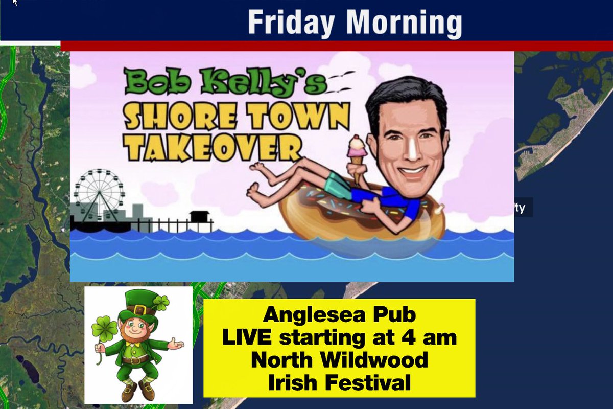Grab your Shillelagh and join us at The Anglesea Pub for Irish Weekend in North Wildwood.   Friday Morning 4am - 10am LIVE on FOX 29