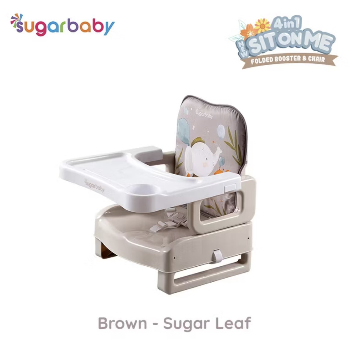 icecream___77's tweet photo. ￼Sugar Baby 4in1 Sit On Me Folded Booster Seat &amp; Chair Kursi Makan Anak warna Brown Leaf

💸 175.000 https://t.co/IMiVisyU0g