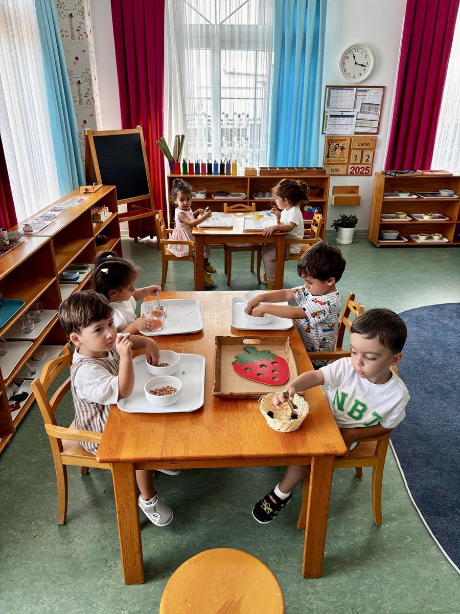 24-36 ay arası çocuklarımız Montessori materyalleri ile nasıl çalışabiliyor diye merak eden ebeveynlerimiz…🤗
Sizce ?😉🙏💫