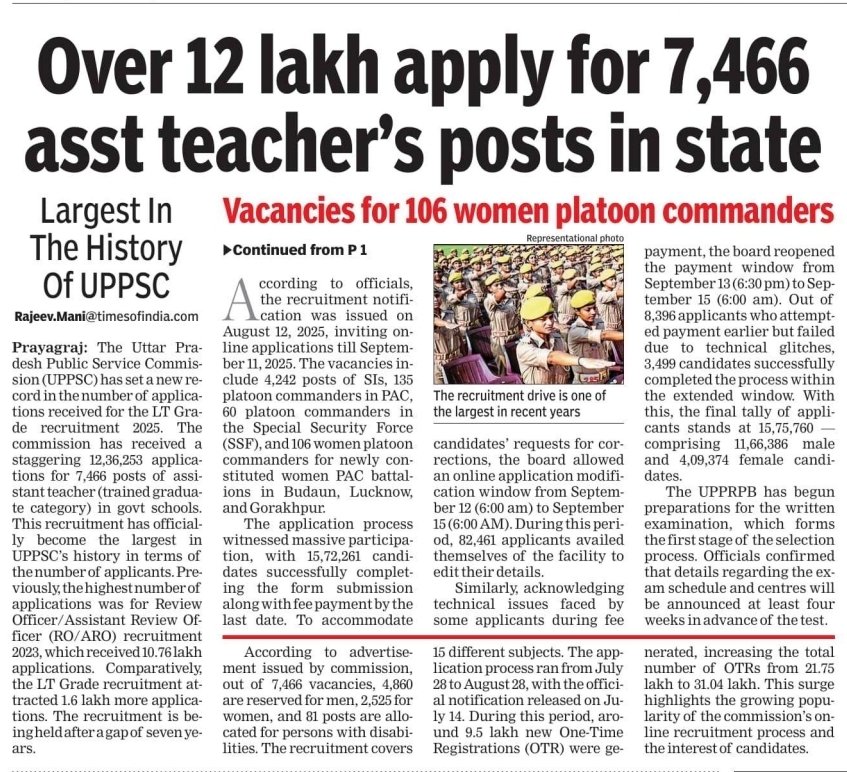 Epidemic of joblessness .
The BJP can take credit for this !