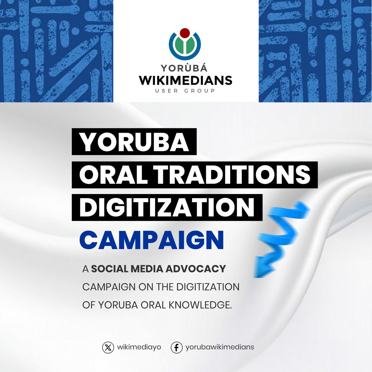 📢 The time is now! Let’s #DigitizeYoruba #OralKnowledge. 

Our oral knowledge and heritage is rich, but vulnerable. Every story, proverb, song, and chant holds the wisdom of generations. 

Join us as we advocate for the digitization of Yoruba oral knowledge. 

#DigitizeYoruba