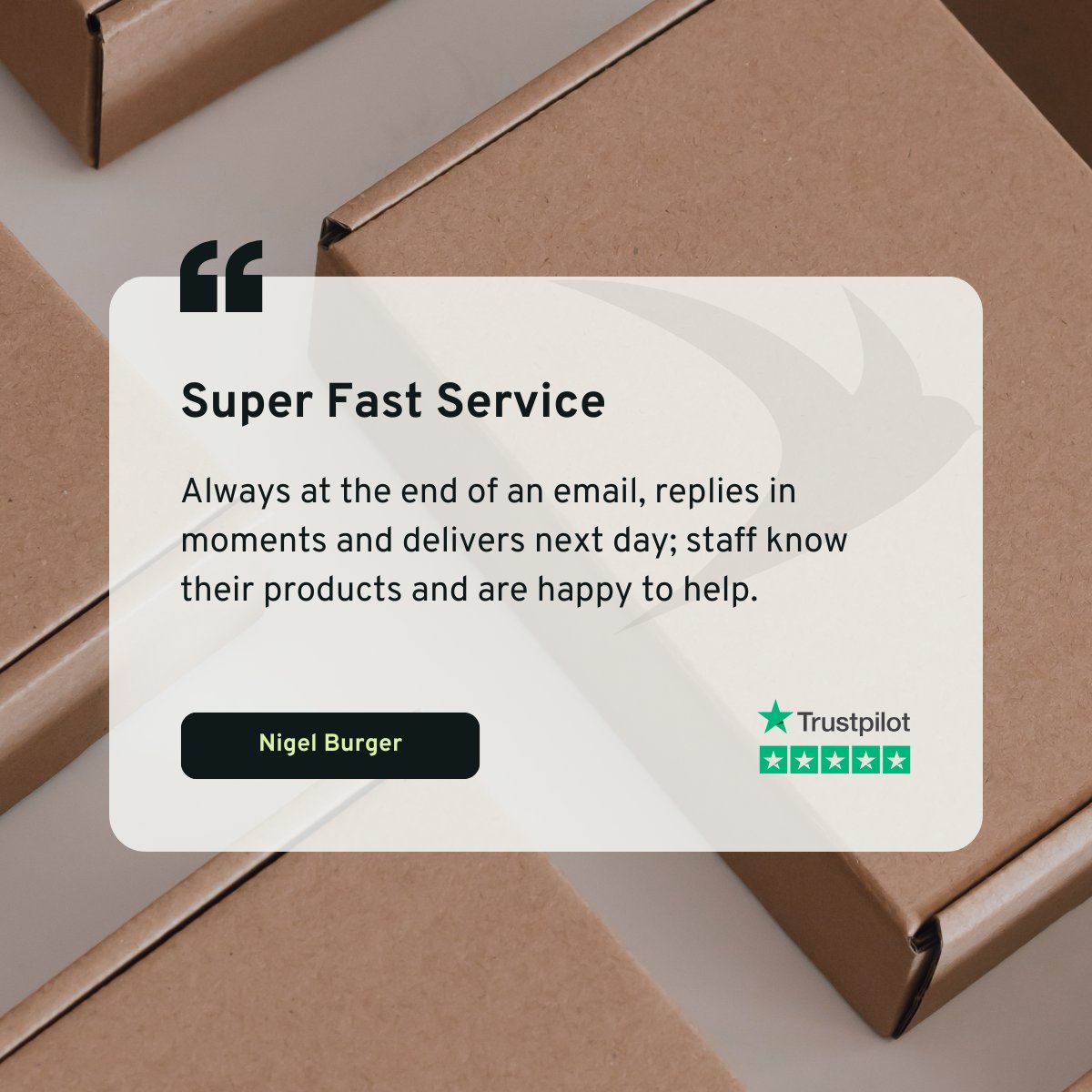 Swiftpak's tweet image. ⭐ Trustpilot Tuesday ⭐

Super-fast replies. Next-day delivery. Expert support.

👉 hubs.la/Q03HpL9W0

#SwiftpakService #TeamSwiftpak