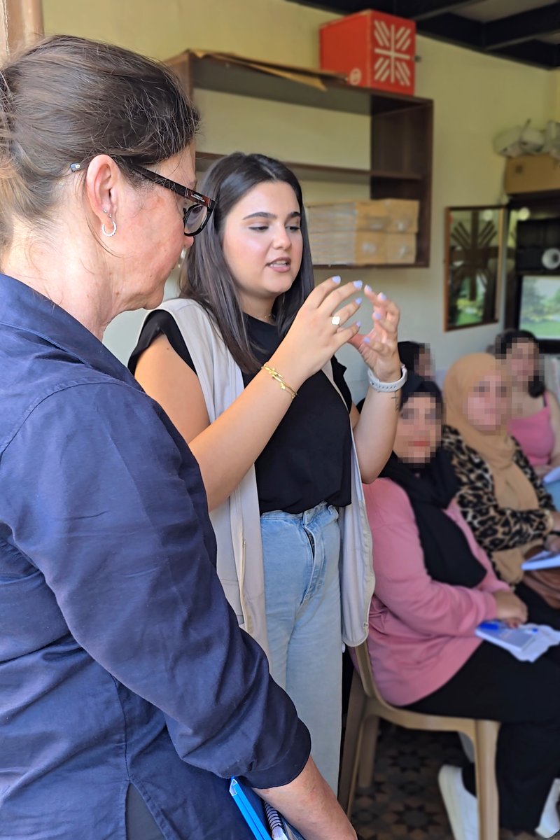 Caritaslb's tweet photo. @OCHALebanon &amp; Lebanon Humanitarian Fund (LHF) delegation alongside 🇦🇺 &amp; 🇰🇷 embassies, visited @caritaslb Saida center to observe impactful protection &amp; life skills programs supported by LHF designed to empower vulnerable communities &amp; foster lasting change. @dfat @Koreainlebanon https://t.co/cbaDXEsAE0