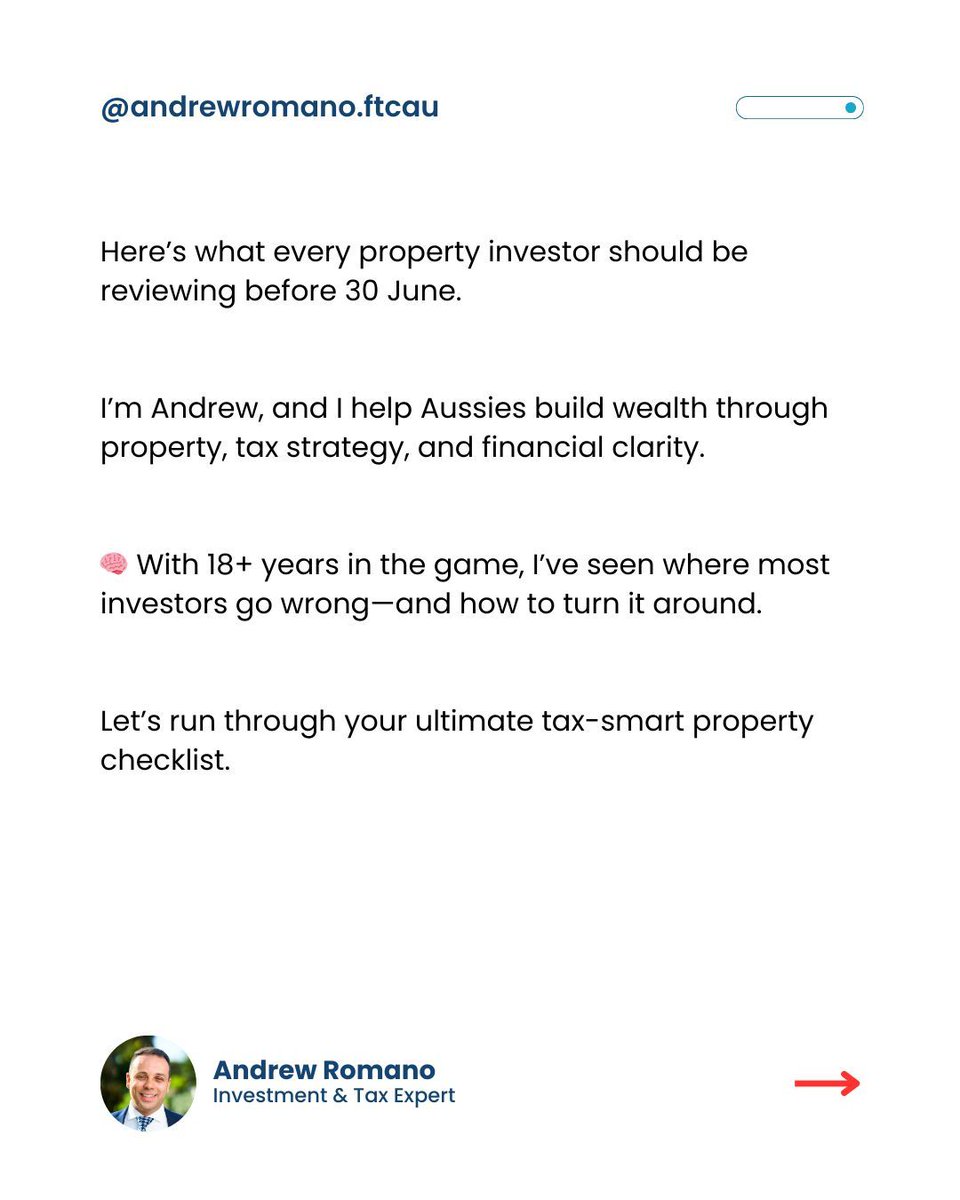 realAndyRomano's tweet image. Why do SMSFs love commercial property?

✅ Higher yields (6–8%)
✅ Tenants pay outgoings
✅ Business owners can lease their own premises
✅ Tax benefits at 15% (or 0% in pension phase)

It’s all about stable, long-term income — exactly what super was built for.

#SMSFStrategy
