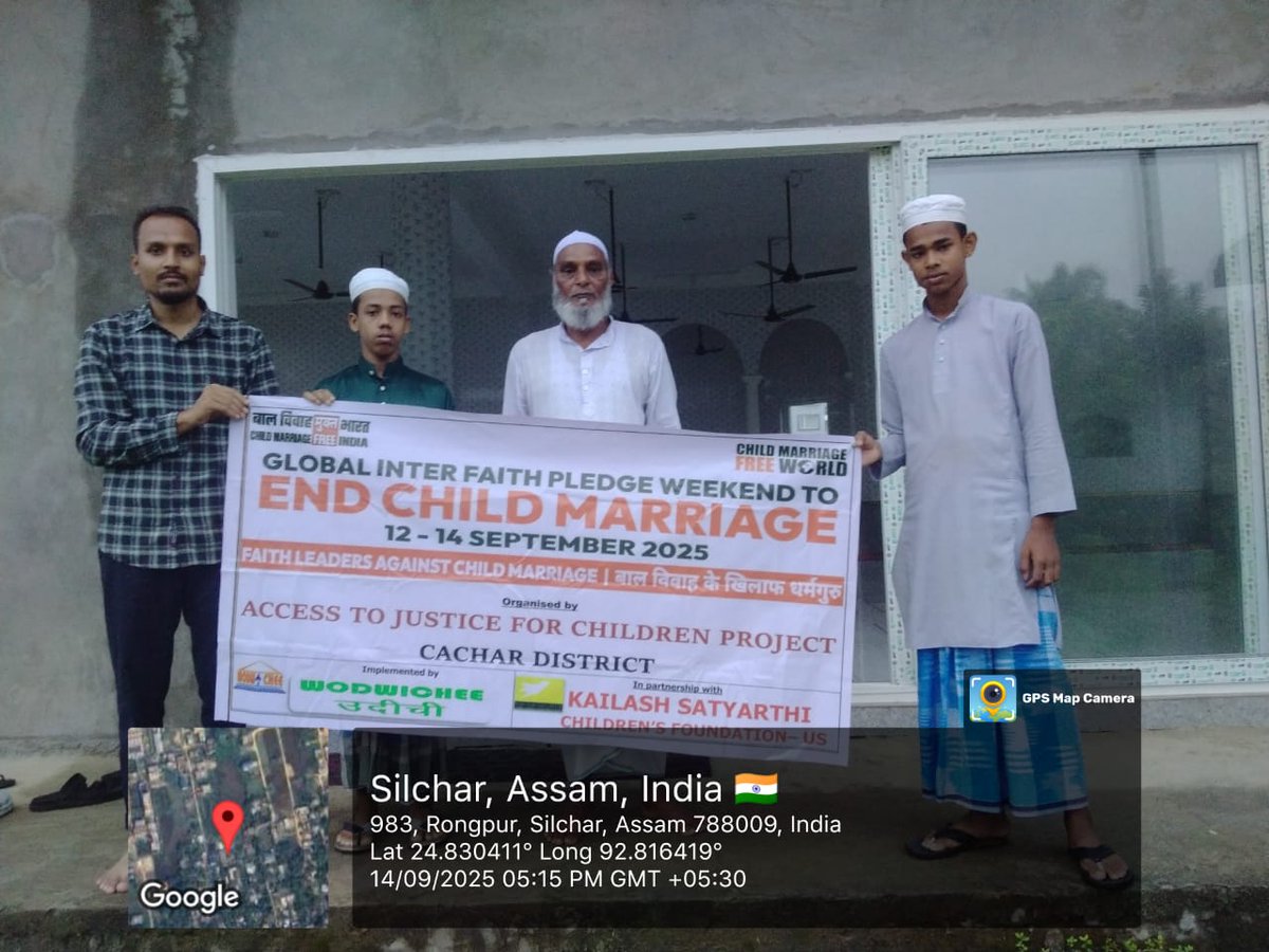 WODWICHEEOrg's tweet photo. This #GlobalInterfaithWeekend, we united with the Faith Leaders across the religions, no religion supports child marriage! Let's stand together &amp; #EndChildMarriage.
@JustRightsIndia
@CMFreeWorld https://t.co/3SGiS388zH