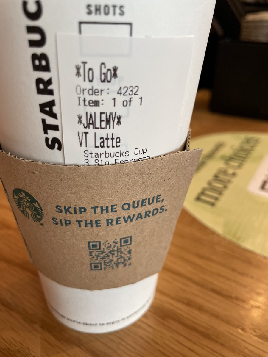 Jeremy Coker (@jeremycokerjc) on Twitter photo Must admit, it’s a first for my name.
She was so lovely as well.
Thanks <a href="/StarbucksUK/">Starbucks UK</a>
Baristas rock!
When I was in secondary school, this might have been the beginning of a nickname for life. Must admit, it’s a first for my name.
She was so lovely as well.
Thanks <a href="/StarbucksUK/">Starbucks UK</a>
Baristas rock!
When I was in secondary school, this might have been the beginning of a nickname for life.