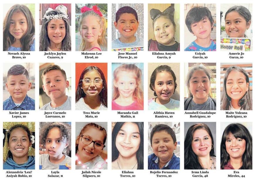 You want to mourn people who have been shot &amp; killed? Here are the kids who died in the Uvalde shooting in 2022.

These are the people Charlie Kirk said were acceptable loses so people can keep their guns. That was his opinion.

GUN LAWS NOW! Because these are the innocent lives