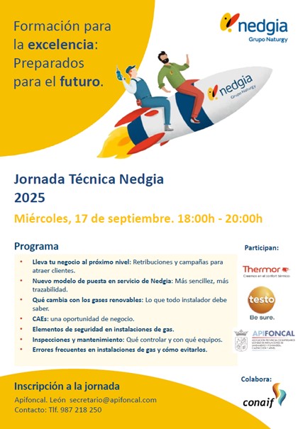 feleleon's tweet image. 🚨 Profesionales de #Fontanería y #Calefacción en #León
APIFONCAL + @nedgia  organizan una Jornada Técnica para actualizar la normativa y descubrir nuevas oportunidades. 

📞Inscripciones el 987 21 82 50

#saneamiento #empresasdeLeón #leonesp