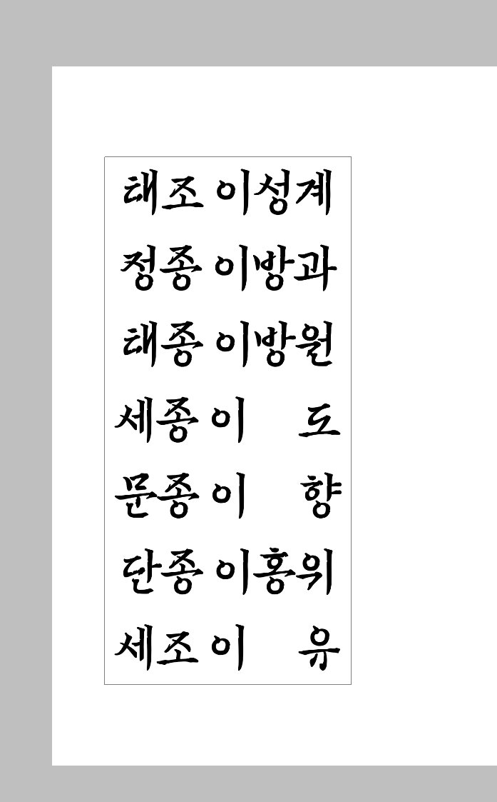 이순신체 걍 이런거써도 졸라잇어보임