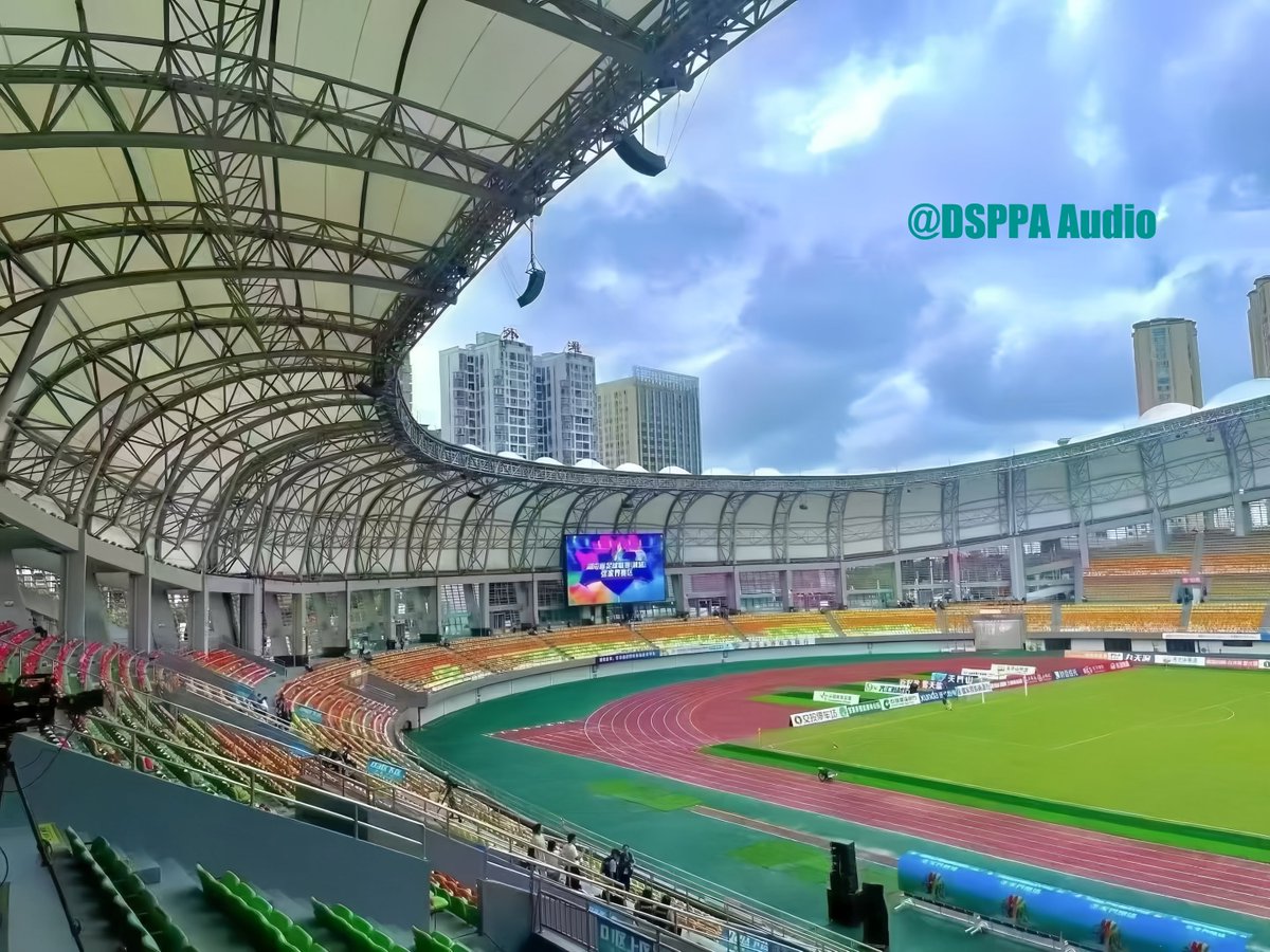 GuangzhouDSPPA's tweet image. 🏟️🎤 #DSPPA ignites Zhangjiajie Helong Sports Center! 
The new line array &amp;amp; PA system delivers crystal-clear, powerful sound for thrilling matches. ⚽🙌

📩 conference@dsppa.com

 #ProSound #StadiumSound