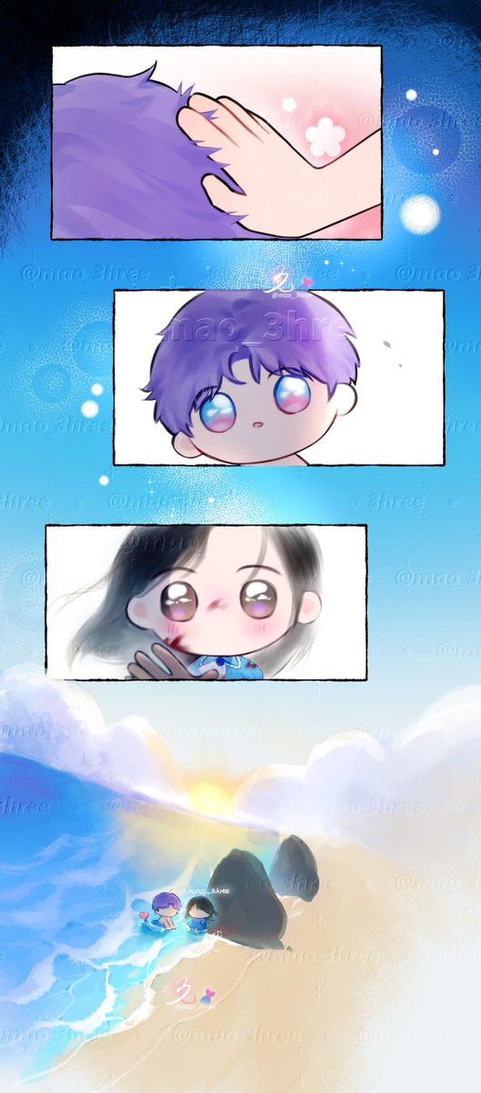 《小美人煜/The Little Merman》   
ch20  ——  
In a fervent song, voicing its longing, Fishie catches sight of you. Overjoyed, he suddenly recalls a tale: Humans who hear the song of a Siren will lose their minds…

 #祁煜 #Rafayel #ホムラ #TheLittleMerman