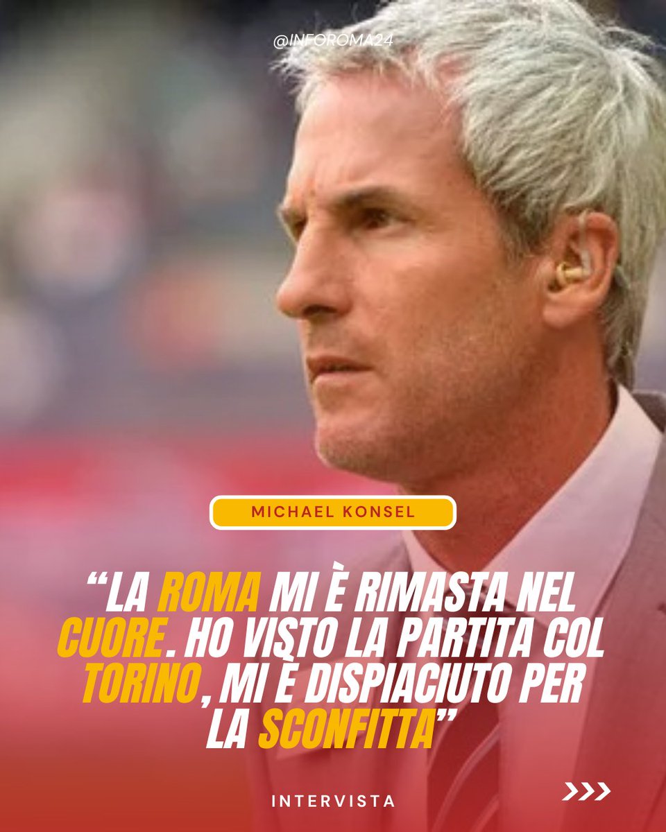 inforoma24's tweet image. 🟡🔴 Michael #Konsel, ex portiere della #ASRoma, ha parlato al @Corriere, raccontando il suo legame con i colori giallorossi e offrendo un’analisi sul momento attuale della squadra.

#LazioRoma