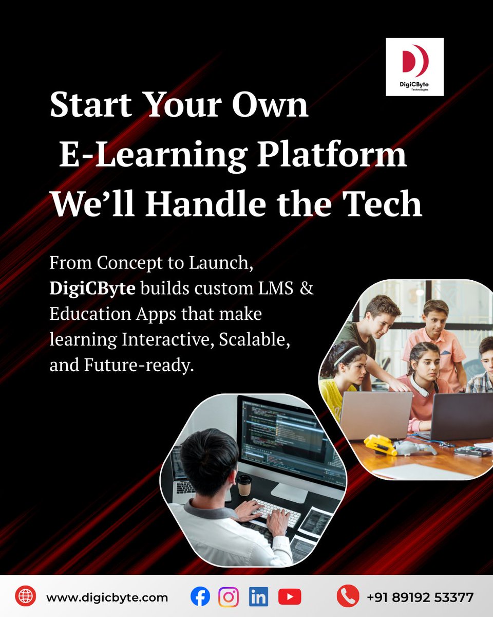 digicbyte_tech's tweet image. Ready to take education beyond the classroom?
With DigiCByte’s custom LMS & e-learning apps, deliver interactive lessons, track progress, and make learning accessible anytime, anywhere. Let us handle the tech while you focus on shaping futures.
#DigiCByteTech #DigitalEducation