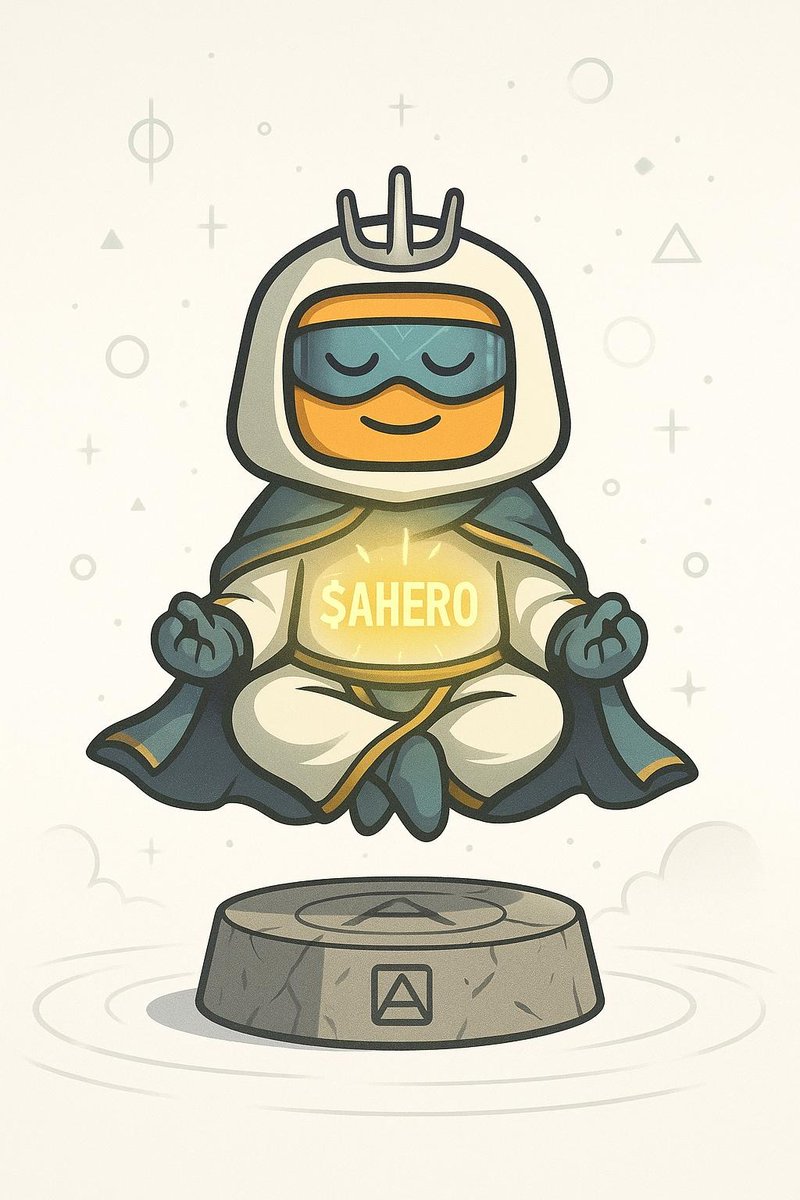This week we’re doubling down on progress with $AHERO. It’s easy to get lost in the noise of the market, but our focus remains clear: deliver updates that actually push the token forward and give the community a stronger base to build on. Those updates are nearly ready, and we’ll