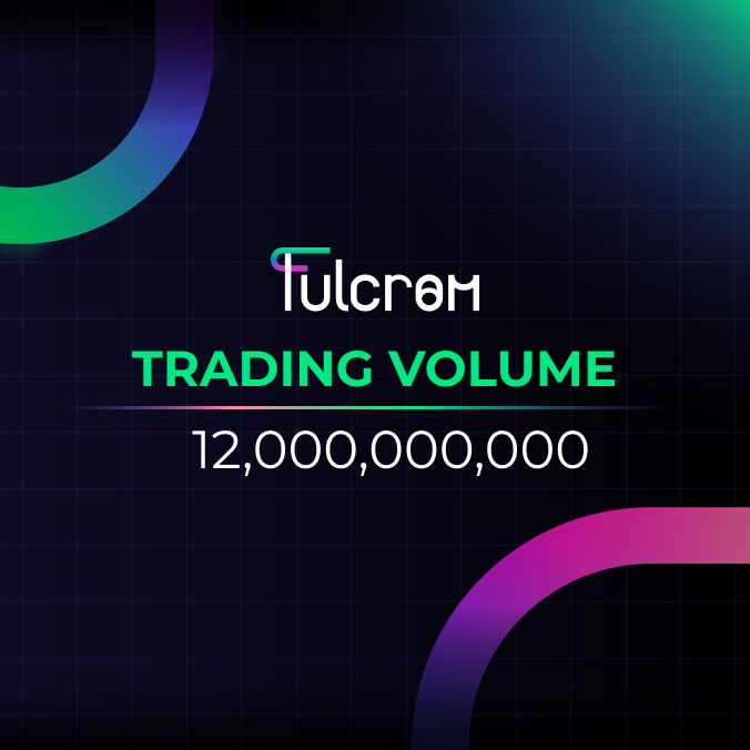 FulcromFinance's tweet photo. 12B Trading Volume. Can you believe it?!?! Let's keep pushing 🚀 https://t.co/tVsi2eIbaf