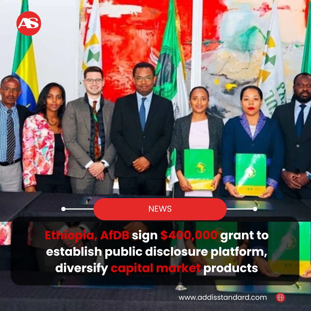 addisstandard's tweet image. #Ethiopia, AfDB sign $400,000 grant to establish public disclosure platform, diversify capital market products

Addis Abeba – The #African Development Bank (#AfDB) Group has signed a $400,000 grant agreement with the Ethiopian Capital Market Authority (ECMA) to establish a public…