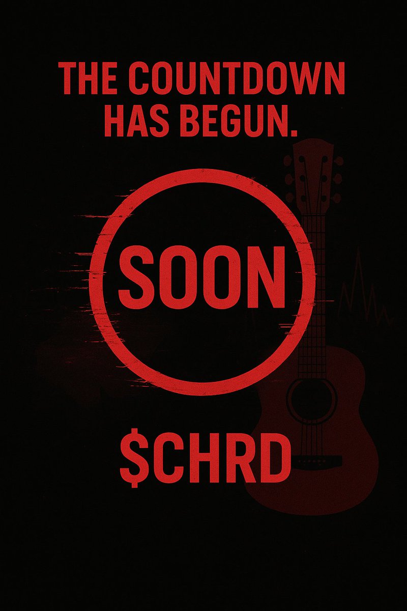 BalazsCrypto's tweet photo. β³ The countdown has begun.
Soon the charts will strum themselves. πΈπ
Get ready to jam with $CHRD. π
#ChordCoin #CHRD #CryptoJam #LiveCrypto #MemeCoin #Solana #pumpfunlive https://t.co/1nhZXAQP00