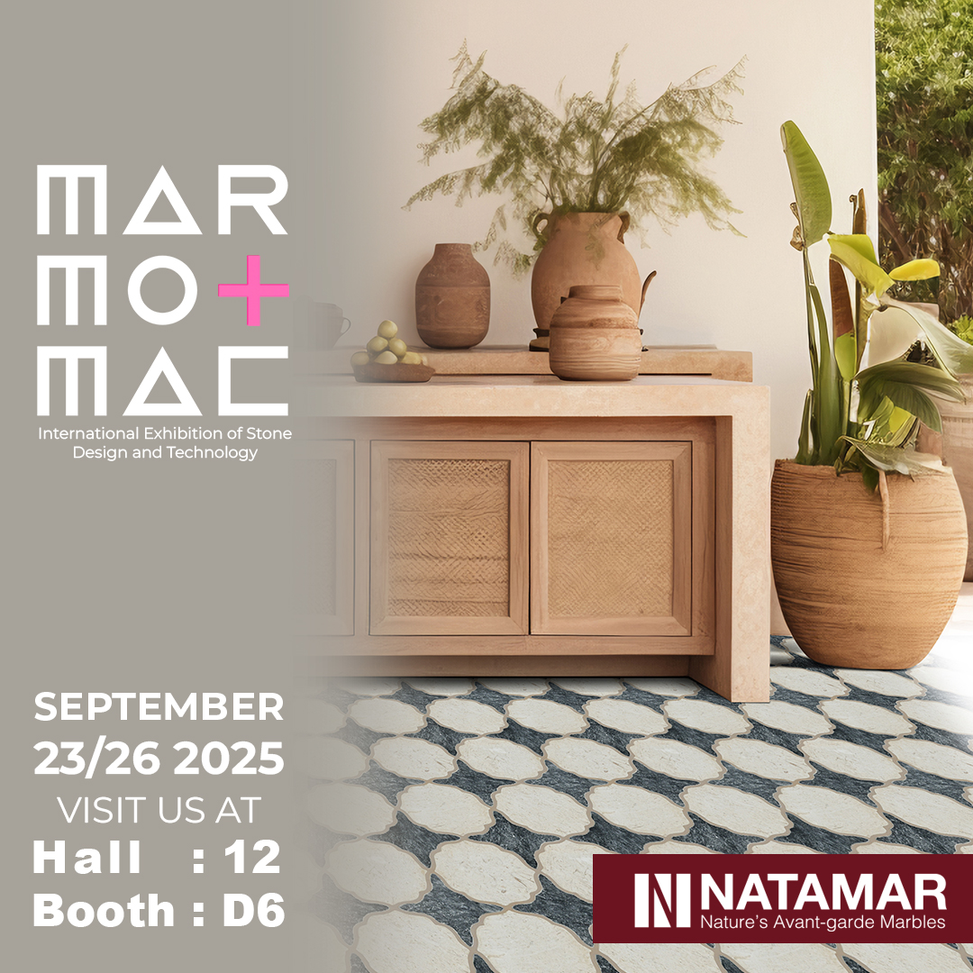 Counting down the days to Marmomac 2025! ⏳
We can’t wait to showcase our newest natural stone designs and connect with friends, partners, and stone lovers in Verona.
See you at the fair! 🤝💎

#Marmomac2025 #StoneLovers #NaturalStoneDesign #InteriorDecor #StoneCraft #VeronaItaly