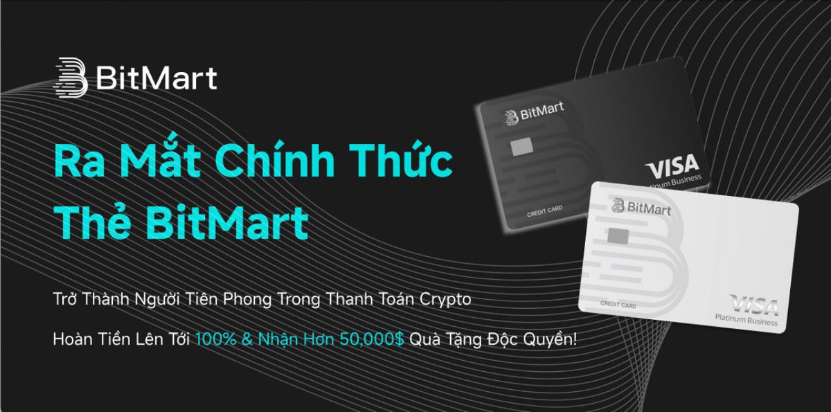 🚀 BitMart Card chính thức ra mắt! 💳
Một thẻ, tự do thanh toán tiền điện tử không giới hạn.
🔗 Để biết thêm thông tin và đăng ký BitMart Card, vui lòng truy cập: bitmart.com/bitmart-card
#BitMartCard