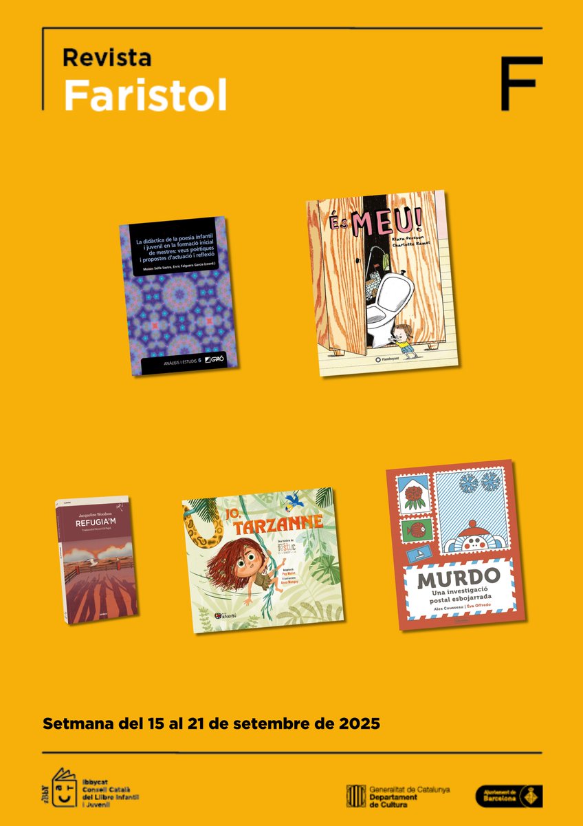 Les crítiques d'aquesta setmana ens porten tot un ventall de descobriments: una nova publicació sobre didàctica de poesia, un àlbum inclòs en el prestigiós catàleg The White Ravens, una autora amb molt d'èxit als EUA, una adaptació teatral i una nova entrega del ieti més creatiu!