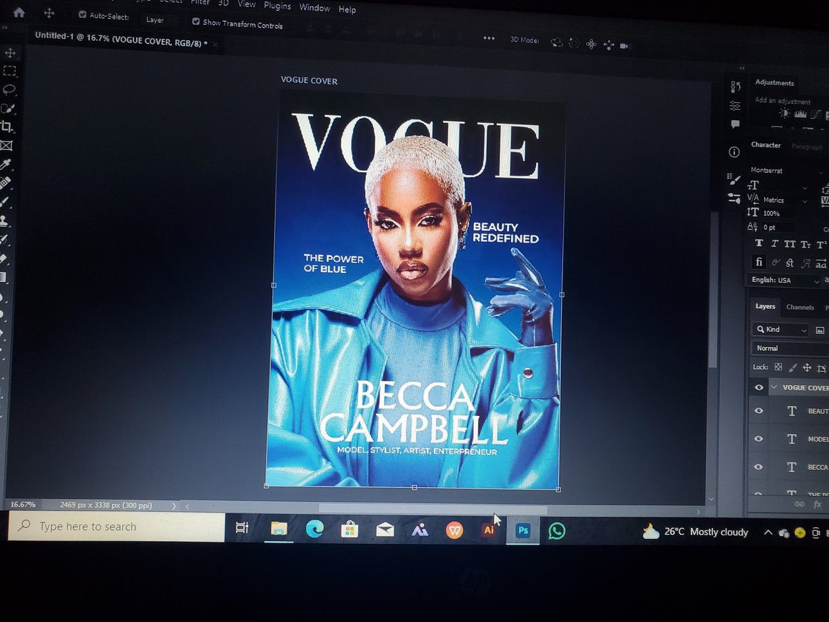 i_am_jahboy's tweet image. This is my entry for Day 2

For me, designing this Cover was more than design, it was storytelling. 
Every element was chosen to inspire confidence and redefine beauty.

#DesignNation
@The_DesigNation