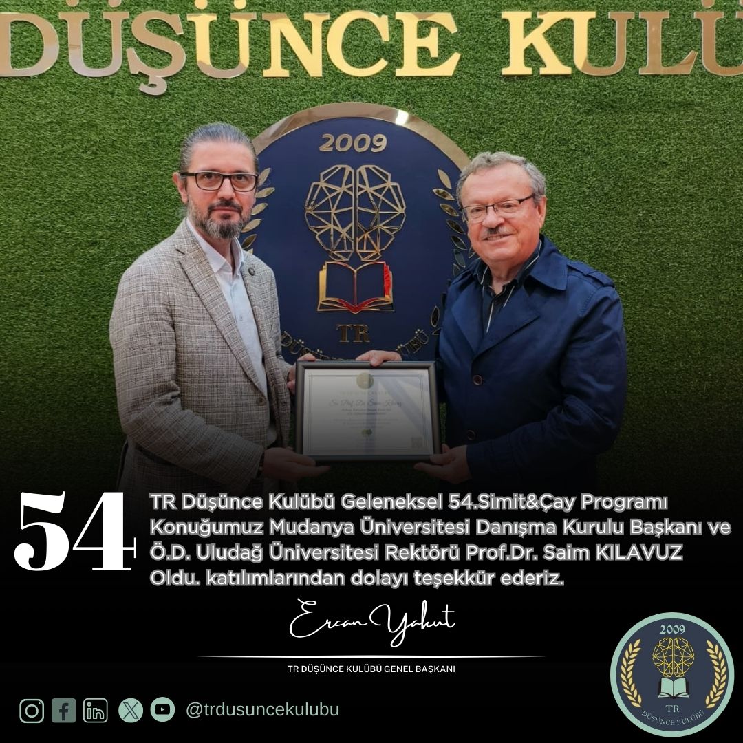 TR Düşünce Kulübü (@trdusuncekulubu) on Twitter photo 