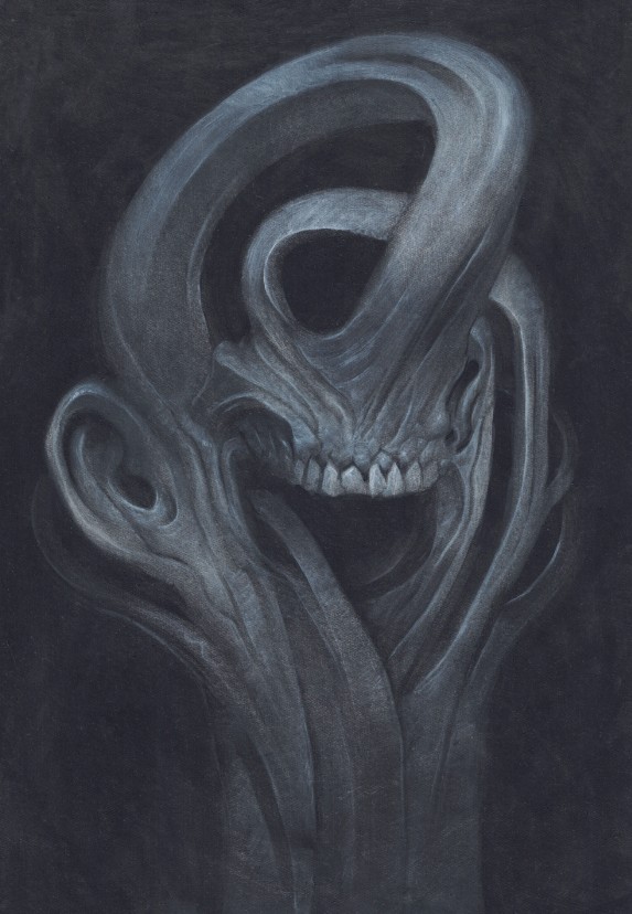 "Into The Abyss IV"
Oil on gessoed paper  9.7" x 13.7" / 24.6 x 33 cm