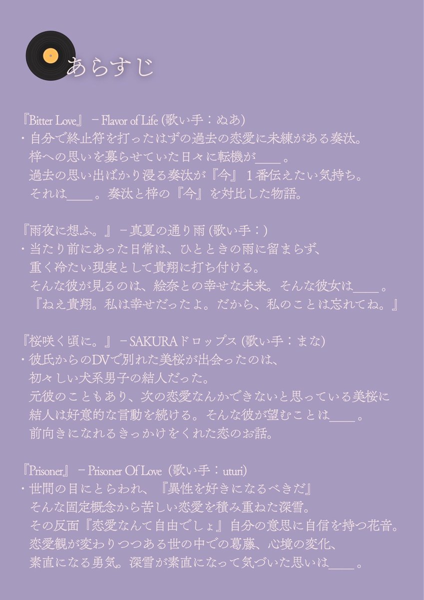 NIBOSI_sp's tweet image. 
　┌────────────┐
　︵　  　𝐋𝐨𝐯𝐞 𝐀𝐫𝐜𝐡𝐢𝐯𝐞𝐬　     ｜
　｜　　 ~色褪せない恋~　　  ｜
   ︵ 　　　　　　　　　   　　 ｜
　｜　  公募期間 9/16-9/30　  ｜
　︵　　　　　　　　　　　　 ｜
　｜　　  #らぶあーかいぶ⠀     ｜
　︵  　　#Spoon声劇企画  　 ｜
