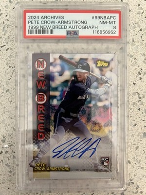 Pete Crow-Armstrong 2024 Archives- 1999 New Breed Autograph PSA 8 #ad #thehobby cardpromoter.com/2025/09/15/bas…