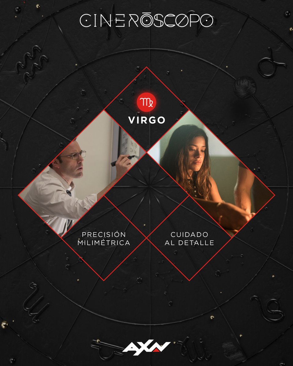 Esta noche, en el #Cineróscopo de #AXN tenemos doble ración de personajes que sin duda podrían ser buenos Virgo:

- #ElContable- 22:00h
- #MissBala- 00:05h
