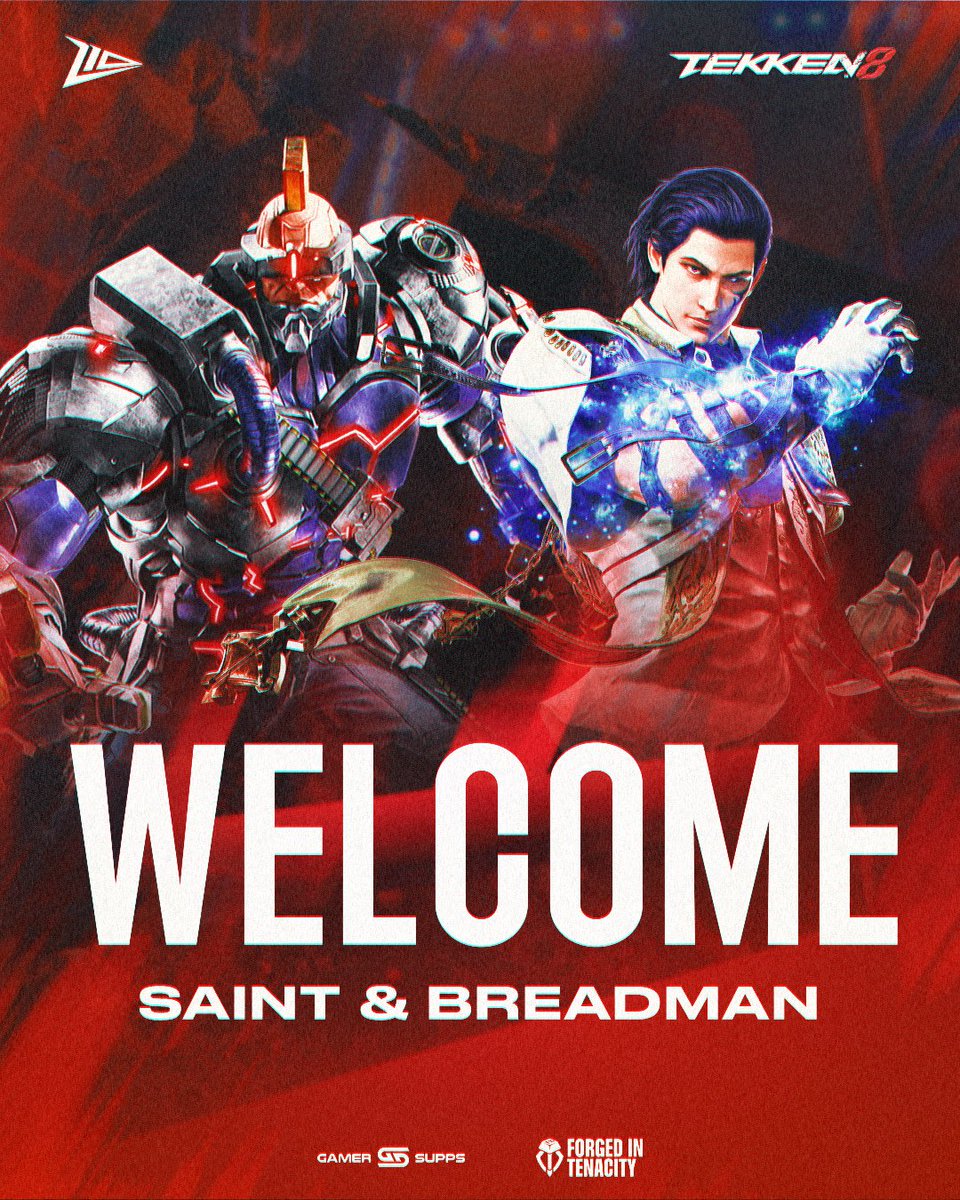 Z10esports's tweet image. 🚨 NEW ERA INCOMING 🚨

After our recent success in the #FGC world, we have some BIG NEWS for you!! 📣 Two giants of the #TEKKEN scene are stepping into the Z10 arena… and they’re here to dominate! 💪🏼

Please welcome @SAINT1342 and @Tekken_Breadman to #Z10!! 🔥🤝🏼 Time to truly…