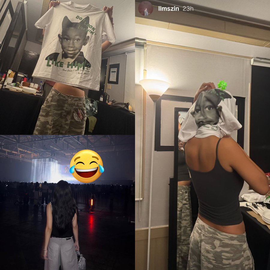 Mind you she didn’t even get to meet Tyler backstage like Tae did she had to chase after him with her friend to post knowing damn well how her fans would react. Once again she is the one to fuel the rumors with Taehyung