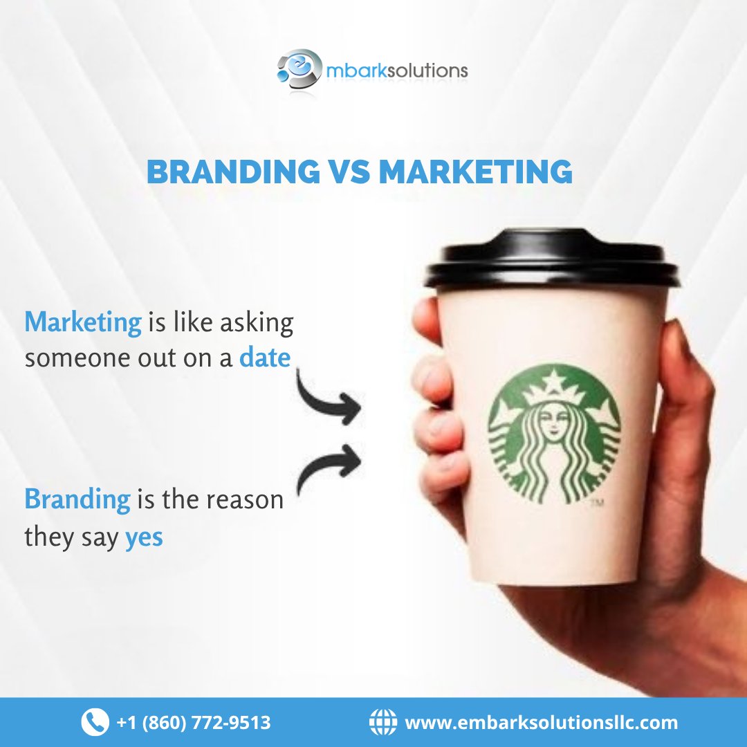 embarksolution's tweet image. Marketing vs Branding — What’s the Difference?🤔
Marketing grabs attention.
Branding keeps it.
Marketing is your message.
Branding is your identity.
You can market a product once — but a strong brand sells it forever.
Build your brand, and your marketing will work harder for you.