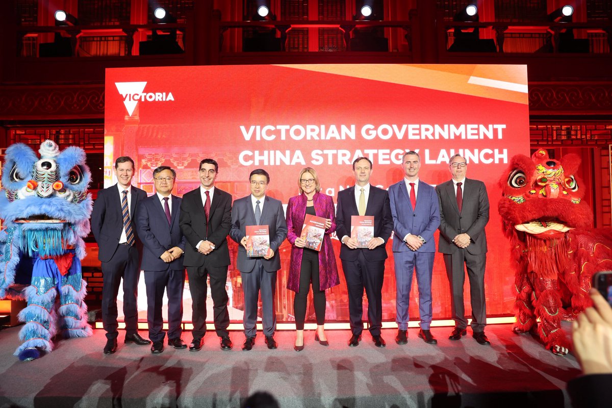 JacintaAllanMP's tweet image. My China Strategy is clear:

We want Victoria to be the first port of call for Chinese business to invest and innovate – and the destination of choice for Chinese people to visit and study.

That means more jobs and stability for Victoria in an increasingly uncertain world.…
