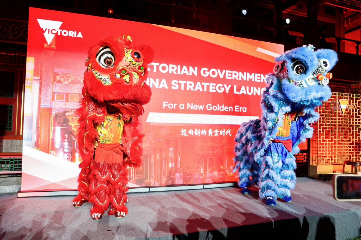 JacintaAllanMP's tweet image. My China Strategy is clear:

We want Victoria to be the first port of call for Chinese business to invest and innovate – and the destination of choice for Chinese people to visit and study.

That means more jobs and stability for Victoria in an increasingly uncertain world.…