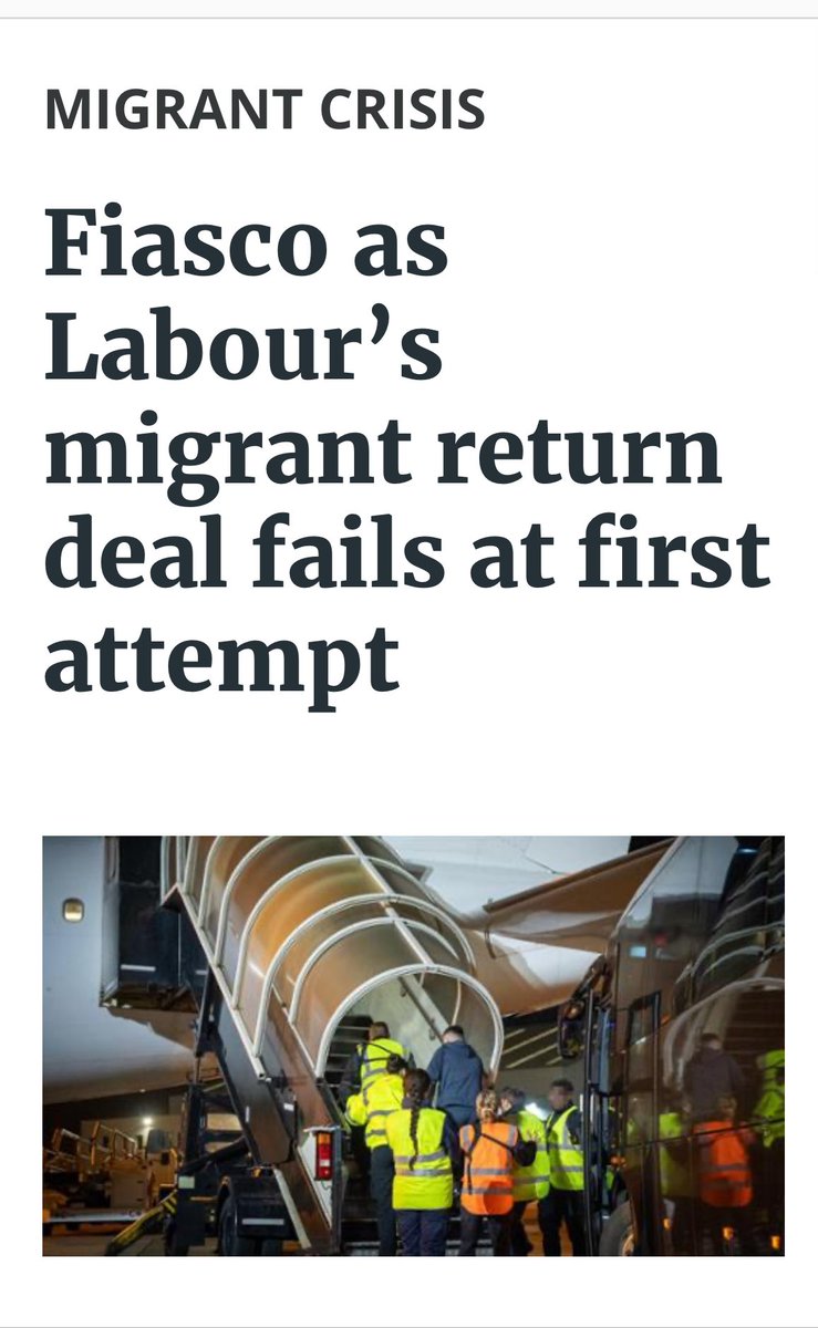ReformDaily_'s tweet image. 🚨 “One in, None Out” - Labour’s migrant return deal collapses at the first attempt says Richard Tice 

“Chaos as lefty lawyers stop major Govt plan for illegals.” 

#ReformUK #MigrationCrisis #LawAndOrder

newspaper.mailplus.co.uk/data/6640/read…