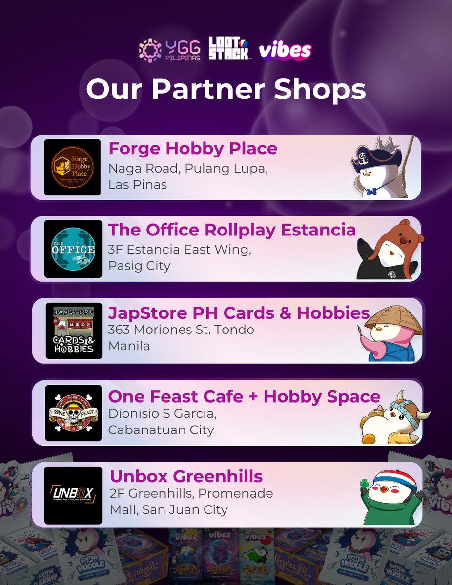 Vibes TCG Collections are now available at our partner stores! 🙌 Don’t miss the chance to grab yours, level up your game, and get ready for the upcoming Vibes Asian Championship this Nov. 19–22 at BGC, Manila!