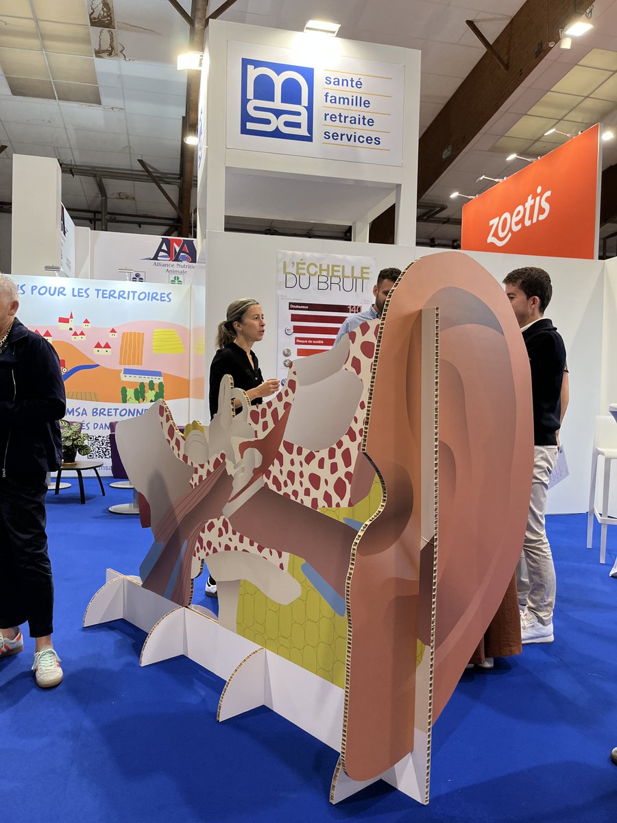 C'est parti pour le <a href="/SPACERennes/">SPACE</a> !

Les #MSA bretonnes vous informent sur le #bruit👂 au travail, avec une approche combinant #prévention &amp; #santé au travail.
Fonctionnement, anatomie, risques, protections : l'#oreille n'aura plus aucun secret pour vous !  

RDV📍Hall 5 stand B33