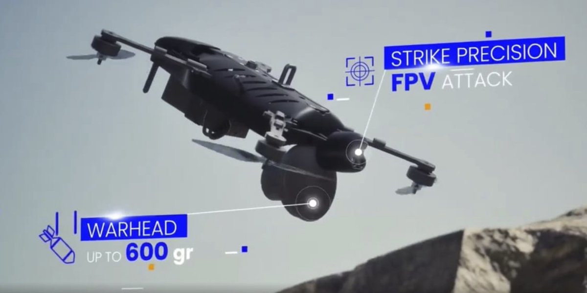 MoroccoPost01's tweet image. 🇲🇦🇮🇱| BlueBird Advanced Systems, déjà actif au Maroc et en étroite collaboration avec les FAR, dévoile le nouveau drone suicide FPV, le Barb-X.