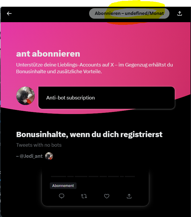StephanBruenner's tweet photo. @swingtrader Hi Ant, hope things are fine. I tried to subscribe, however, the button can not be activated. Not sure why, there is no amouunt displayed to subscribe. Just FYI https://t.co/4K4dDHRkAx