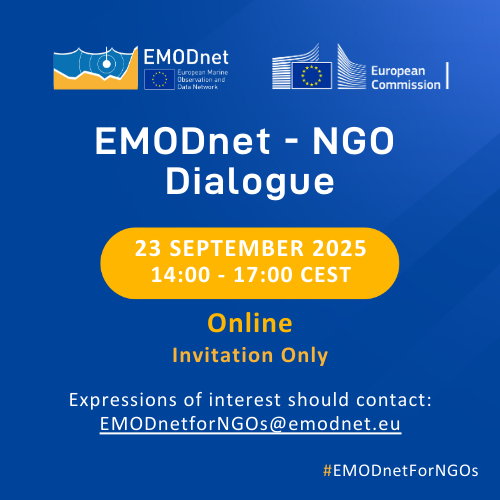 EMODnet's tweet photo. 🌊 Calling ocean NGOs!
Join EMODnet’s online workshop 23 Sep with @EU_MARE:
🔎 Explore marine &amp; coastal data
🗣️ Hear NGO success stories
💡 Discuss new data needs (incl. #EuropeanOceanPact)
📩 Invitation-only – email emodnetforngos@emodnet.eu by 19 Sept:
 https://t.co/4Pg82yoRET https://t.co/cq9QVxLLco