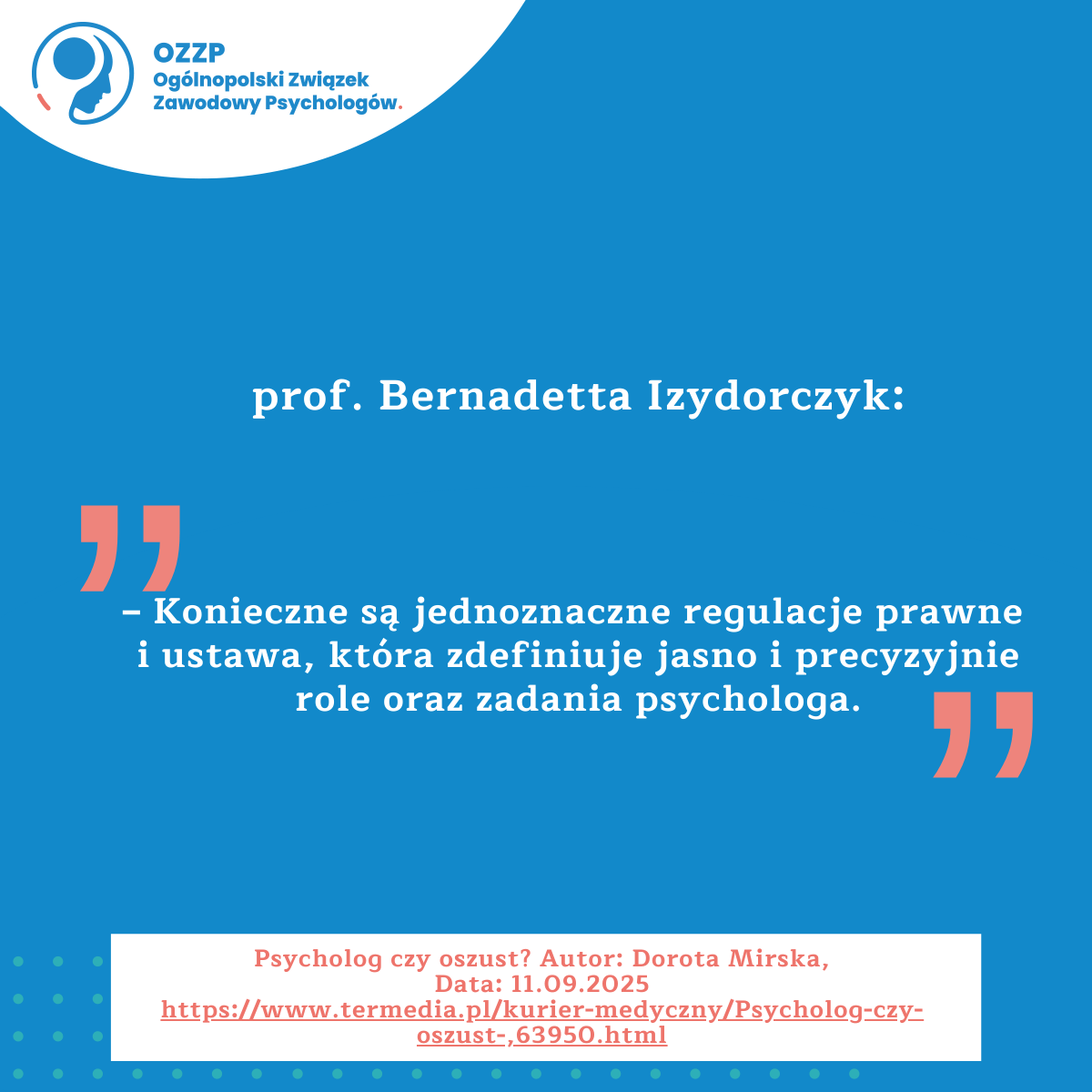 Ogólnopolski Związek Zawodowy Psychologów tweet media