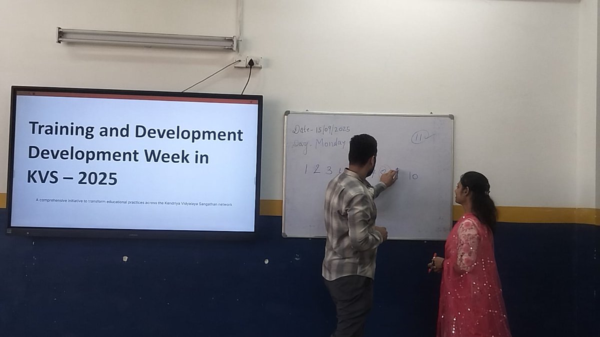 kvshahdara1's tweet image. Organization of Training and Development week #CompetencyBasedLearning #Alternatepedagogy #21stcenturyskill #Lessonplanning #TrainingSession #kvs
@KVS_HQ
@kvs_ro
#PMSHRI